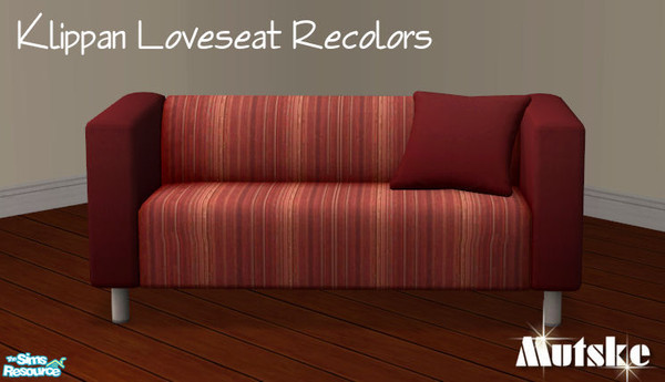 Sims 2 — Klippan Add-ons - Recolor 04 by Mutske — Recolor of the Ikea Klippan Loveseat. 