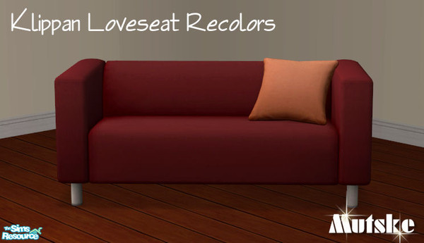 Sims 2 — Klippan Add-ons - Recolor 05 by Mutske — Recolor of the Ikea Klippan Loveseat. 