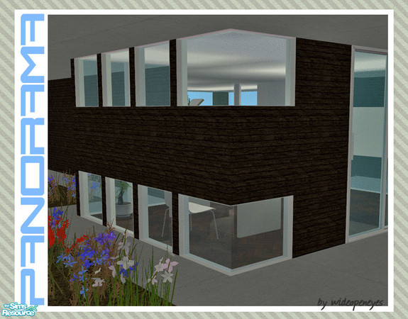 Sims 2 — Panorama  - Top/Bottom Single Left Corner by wideopeneyes — These can be used to make your windows fit into