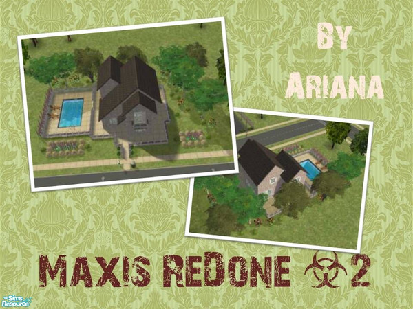 Sims 2 — Maxis ReDone 2 by Ariana31Player — Another makeover of a maxis house