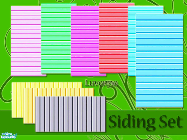 Sims 2 — Siding Set by Luvenno — Great siding set