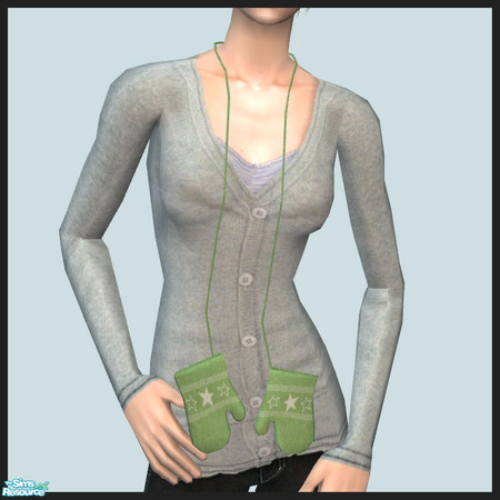Sims 2 — Mittens -  Green by simal10 — Cute and colorful mittens for your sims. Available from child to adult. Don\'t
