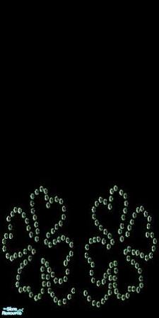 Sims 2 — Patrick Stones half by SimonettaC — Beautiful green gem stones arranged into the shape of 2 lucky clovers at the