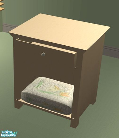 Sims 2 — Michelle Bedroom RC- Mint N\' Peach- End Table/Nightstand by mom_of2boyz — Another recolor of Creations by