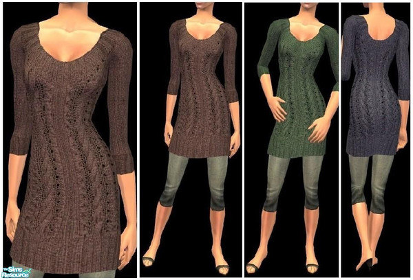 Sims 2 — JPafdaily30 by juttaponath — Wool pullover for adults. No mesh or expansion pack required.