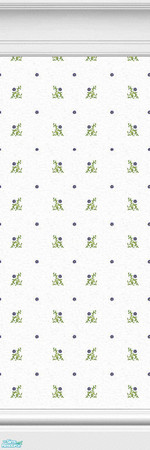 Sims 2 — Class Flower Print Wallpapers - Classf2 by eriduserpent — A flower wallpaper from the Class Range. Designed By