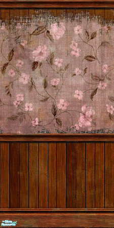 Sims 2 — Rank 4 w Panelling - Roma Panel by Padre — A collection of the most rancid looking wallpapers with wooden panels