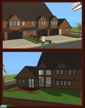 Sims 2 — TKayO AL Duplex 5 by TKayO — Apartment Life Duplex. Each side has 3 bedrooms, 3 1/2 baths, office, two car