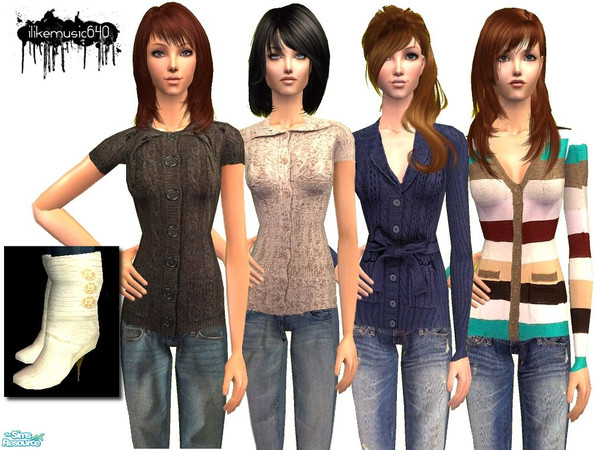 Sims 2 — Sweaters and Ugg Boots by ILikeMusic640 — 
