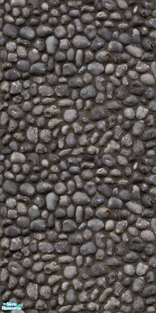 Sims 2 — Natural Stone Set - Wall 07 by ayyuff — Cost:2