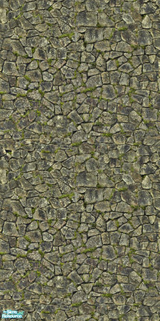 Sims 2 — Natural Stone Set - Wall 06 by ayyuff — Cost:2