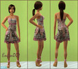 Sims 2 — colorful short dress  by enfin007 — everyday and formal