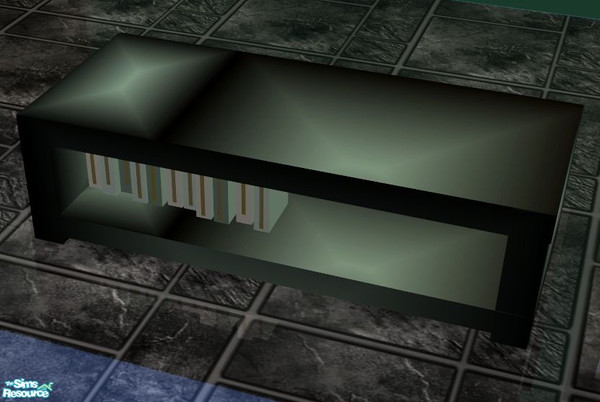 Sims 2 — Modern Beachy Bedroom RC- Bed Table by mom_of2boyz — A recolor of Selina012s\' Modern Beachy Bedroom in Jade