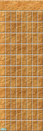 Sims 2 — Studio K Vertical Brick 04a - Golden by StudioKhagerks — 