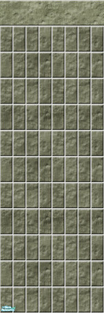 Sims 2 — Studio K Vertical Brick 03 - Moss by StudioKhagerks — 