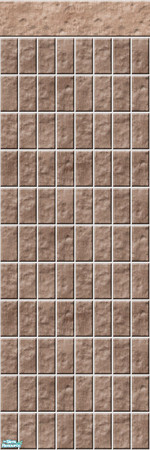 Sims 2 — Studio K Vertical Brick 03 - Mushroom by StudioKhagerks — 