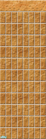 Sims 2 — Studio K Vertical Brick 03 - Golden by StudioKhagerks — 