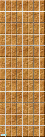 Sims 2 — Studio K Vertical Brick 01 - Golden by StudioKhagerks — 