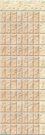 Sims 2 — Studio K Vertical Brick 04b - Apricot by StudioKhagerks — 
