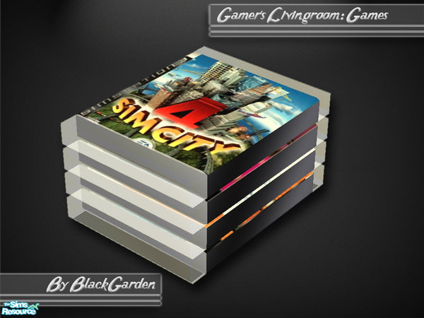 Sims 2 — SS3 Game Stack - Neat by BlackGarden — An obsessively neat stack of SimStation 3 games with SimCity 4 at the