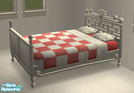 Sims 2 — White Bed by GRANDMAJENNIE — just a recolor of a sim bed