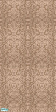 Sims 2 — Damask Collection - Dc - Sable by Anarial — This wallpaper is part of the Damask Collection set, and was made