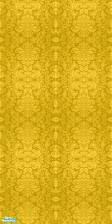 Sims 2 — Damask Collection - Dc - Gold by Anarial — This wallpaper is part of the Damask Collection set, and was made