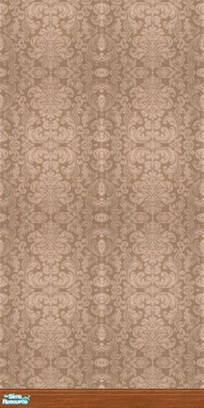 Sims 2 — Damask Collection - Dc - Sable Mwsb by Anarial — This wallpaper is part of the Damask Collection set, and was