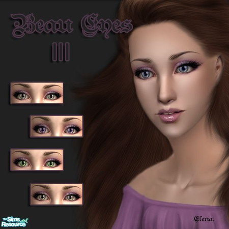 Sims 2 — Beau Eyes III by Elena. — Enjoy!