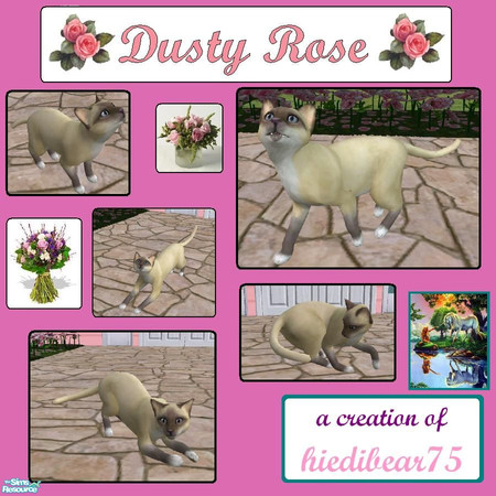 Sims 2 — Dusty Rose by hiedibear75 — Bring this beauty home, if you feed & love her......her love for your Sim will