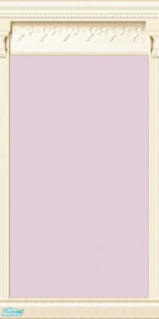 Sims 2 — jsf2CreamPanelCashLPPink by jsf — A Victorian style, creamy white, painted, panel holds cashcraft\'s Little