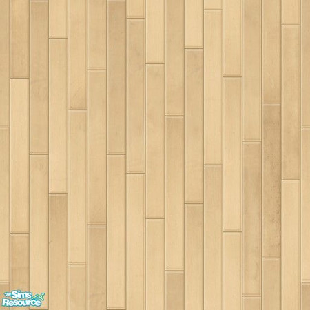 Sims 2 — Old Cream Flooring - Vertical by MsBarrows — Floor boards painted a pale cream to match the Old Cream panels.