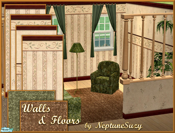 Sims 2 — NSC Wall Set 9 by Neptunesuzy — Your Sims will Love this set of Wallpapers and rugs! Enjoy! These files can be
