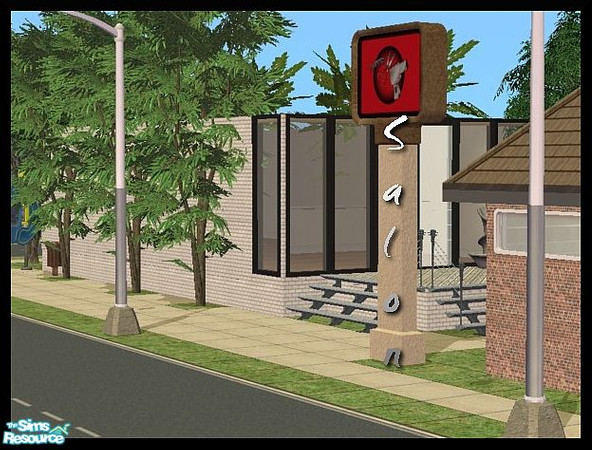 Sims 2 — Salon by SkylaneRose — Where do you get your sim pampered? Where else but the salon.Get a new hair cut from