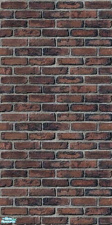 Sims 2 — Harley Dark Brick by Shakeshaft — Part of a set of 12 new fences and a matching gate, the fences are in 4 wood