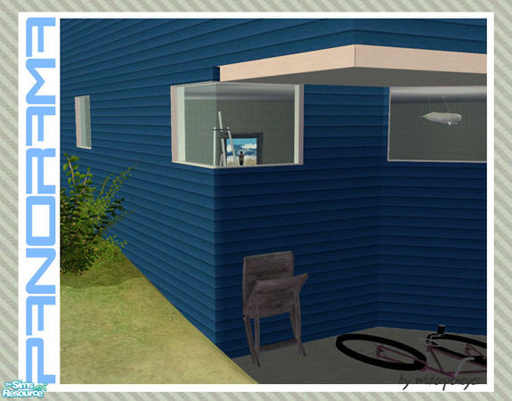 Sims 2 — Panorama - Top Row Single Right Corner by wideopeneyes — These can be used to make your windows fit into