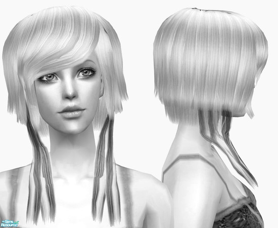 Sims 2 — Streaked Hair - Mesh  by simal10 — Mesh file