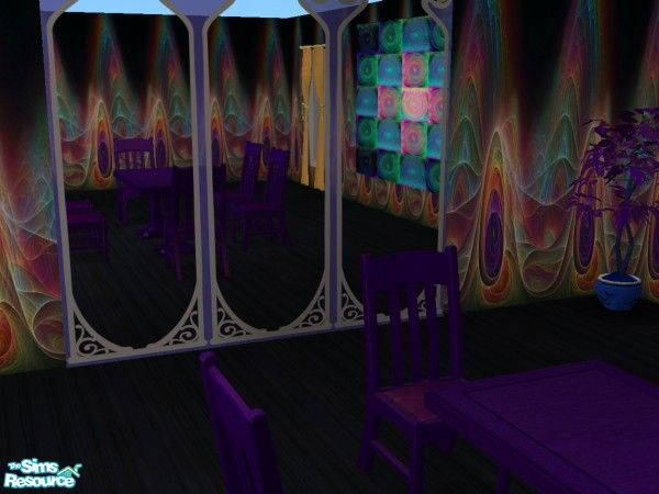 Sims 2 — Funky Dining Room - Funkymirror by oracledelphi4 — A mirror to match the Funky dining room set