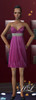 Sims 2 — hot sexy dress in pink by kittygirlx — hot elegant sexy dress that show off your figure