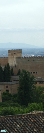 Sims 2 — Panoramic Espagna - Granada Mural Panel 5 by sbaroudi — Just back from your spanish holiday and wishing you