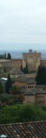 Sims 2 — Panoramic Espagna - Granada Mural Panel 4 by sbaroudi — Just back from your spanish holiday and wishing you