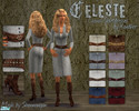 Sims 2 — Celeste Shirtdress Collection by Xandher — Perfect for business casual or everyday, this collection of