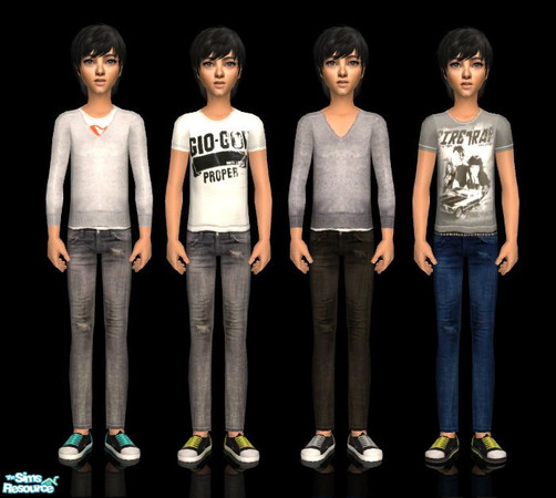 Sims 2 — James Shoes by doumeki — Clothes for your Kids