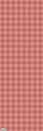 Sims 2 — Studio K Gingham - Coral by StudioKhagerks — 