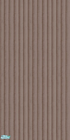 Sims 2 — Vertical Log Walls Collection - Walnut by shadow66 — Fed up with \'normal\' siding? Want something a little