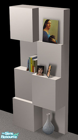 Sims 2 — Black Aug - Cherrynd-blackaugbookcase by CherryND — 