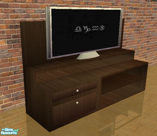 Sims 2 — Basic Living Living Room Set - Entertainment System by simmyfan2852 — Part of the Basic Living Living Room Set