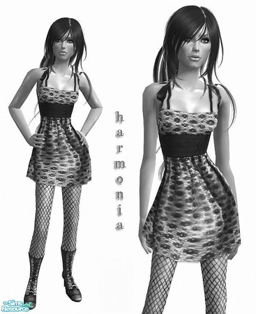 Sims 2 — HarmoniaMESH_Teen 007 by Harmonia — 