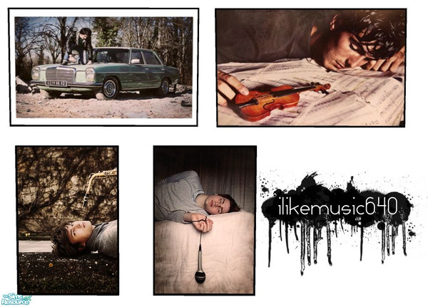 Sims 2 — Sexties Photography Posters by ILikeMusic640 — A set of 4 posters using Sexties\' wonderful photographs. Find