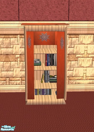 Sims 2 — Santa Fe Living Room- Star - bookcase by ead425 — 
